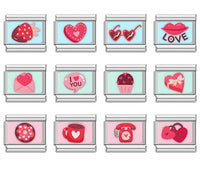 Sweet Valentine's & Tasty Treats Italian Charms — Chocolate Strawberry, Cherry Sunnies & More