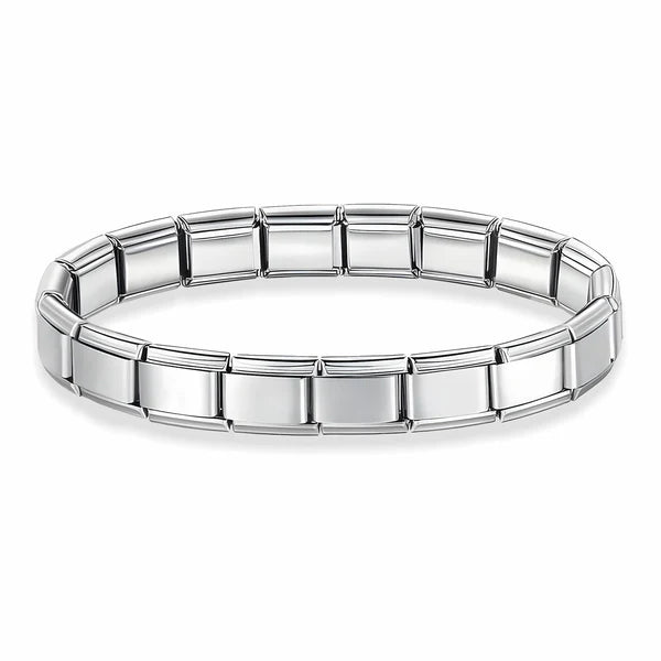 plain Italian charms bracelet