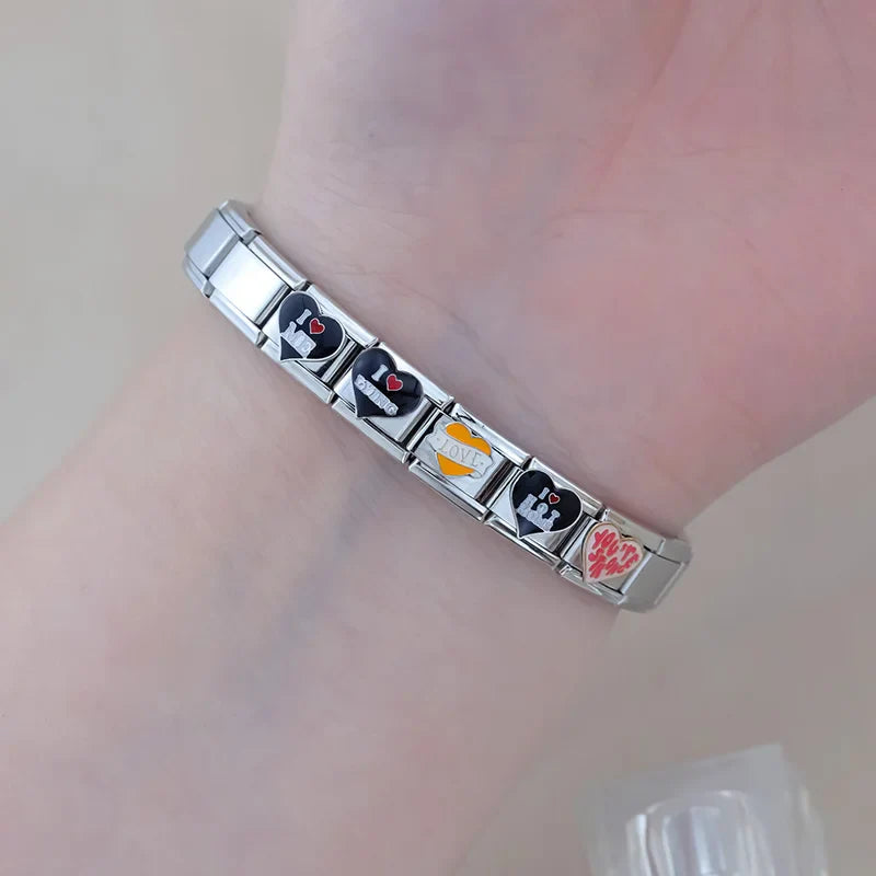 Unique Heart, Love Wins & True Charm – Italian charm bracelet charm, design 4 of 6, by Charmtastic