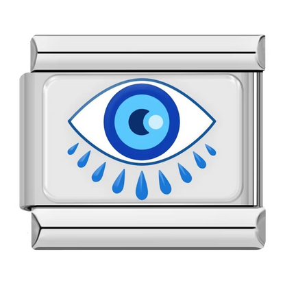 Evil eye Italian charms for a charm bracelet, by Charmtastic