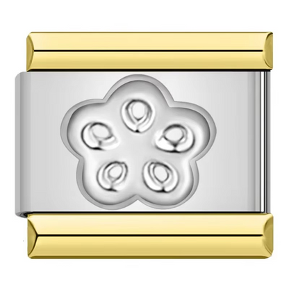 Gold-in-Silver Charms